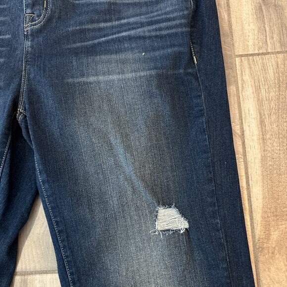 Torrid Bombshell Jeans Size 16Reg Ankle Blue High Waist Button Fly Dark Wash NWT - Picture 5 of 7